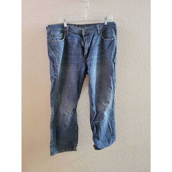 Dockers Men's Mid Wash Blue Hi Rise Zip Fly Denim Jeans Size 36x30 - Picture 1 of 4